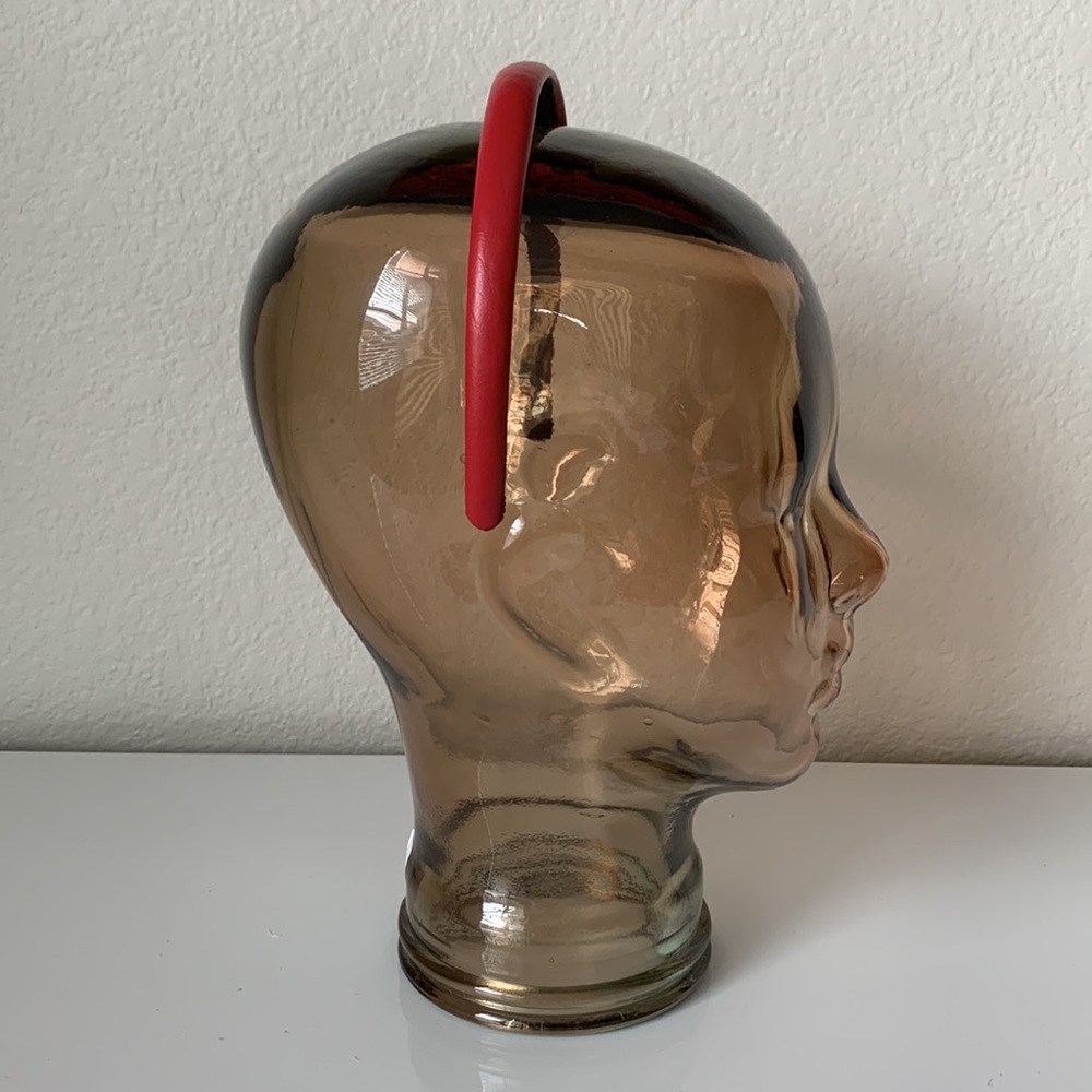 Red Leather Headband